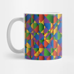 Colorful Abstract Kaleidoscope Pattern Mug